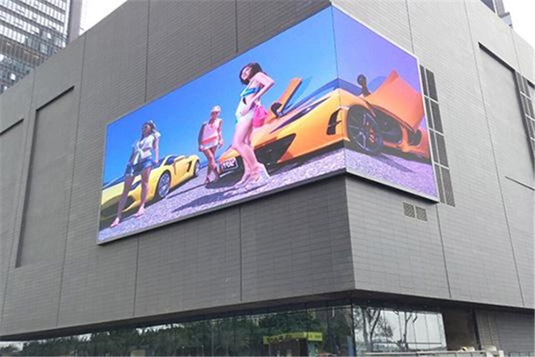 朗睿LED弧形户外P6全彩显示屏 引领户外高清广告与数字商场视觉新体验